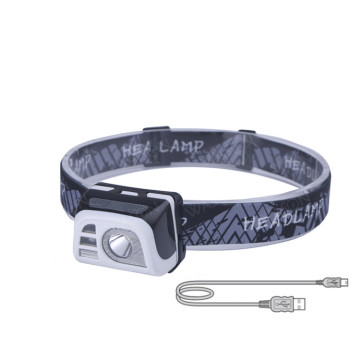 Gesture Sensing Red Safety Warning Headlamp Adjustable Angle